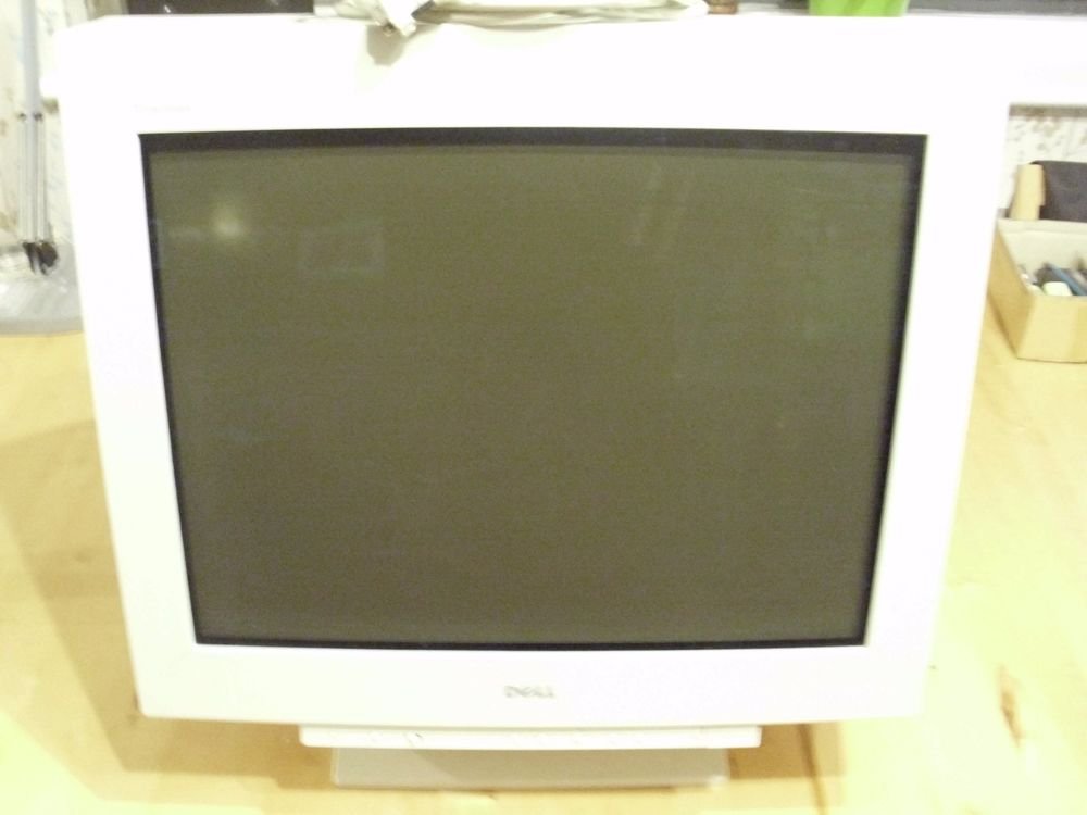 DELL 21インチ Trinitron P1110 CRTモニター　動作確認済 P1110 Dell 21 trinitron Crt Monitor color blanco : Amazon.com.mx